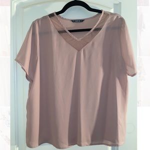 Shein Pink Blouse